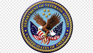 Official logo of the U.S. Department of Veterans Affairs, featuring an eagle and American flag elements.