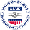 United States Agency for International Development (USAID) logo, symbolizing U.S. humanitarian and development assistance efforts.